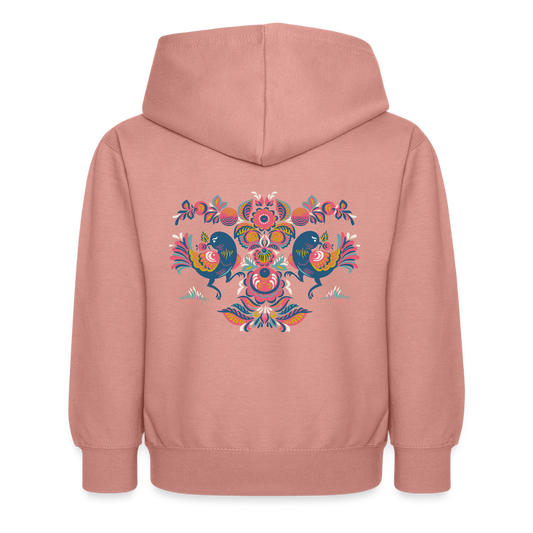 Kinderhoodie - altrosa