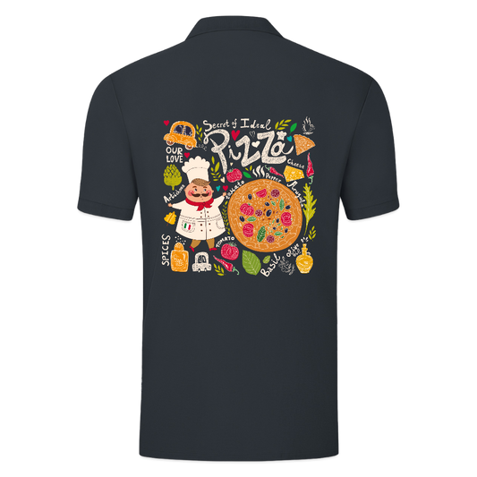 JAKO Teenager polo Organic - houtskool