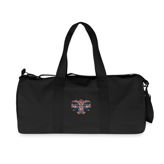 Stanley/Stella gerecyclede canvas sporttas - zwart