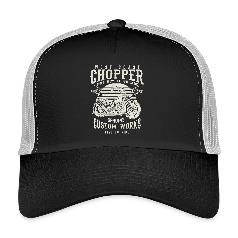 Trucker Cap - zwart/steengrijs
