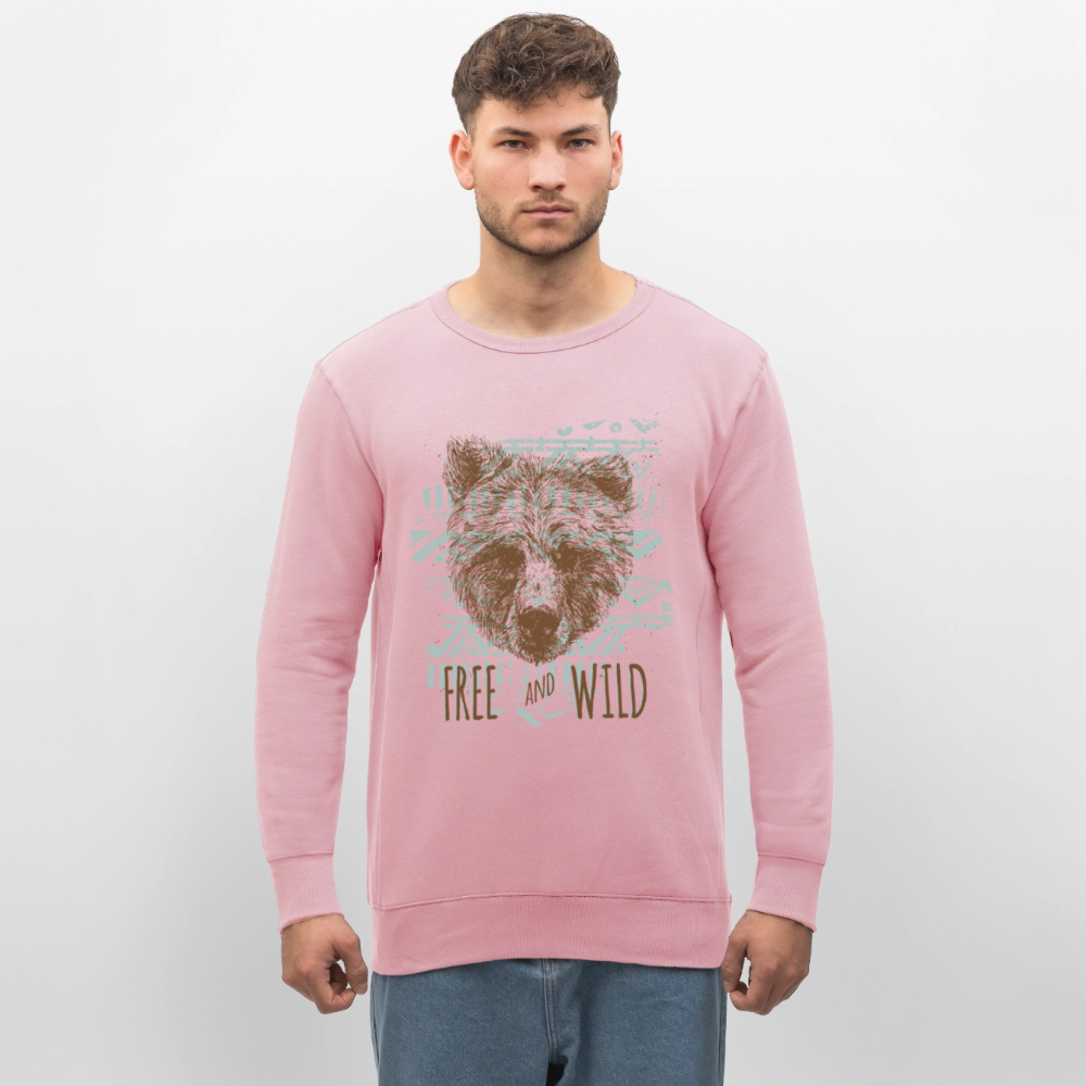 Stanley/Stella Uniseks bio-sweatshirt ROLLER - lichtroze