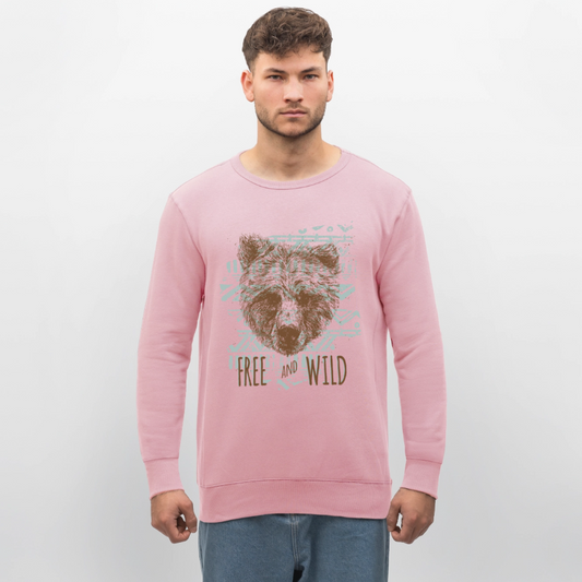 Stanley/Stella Uniseks bio-sweatshirt ROLLER - lichtroze