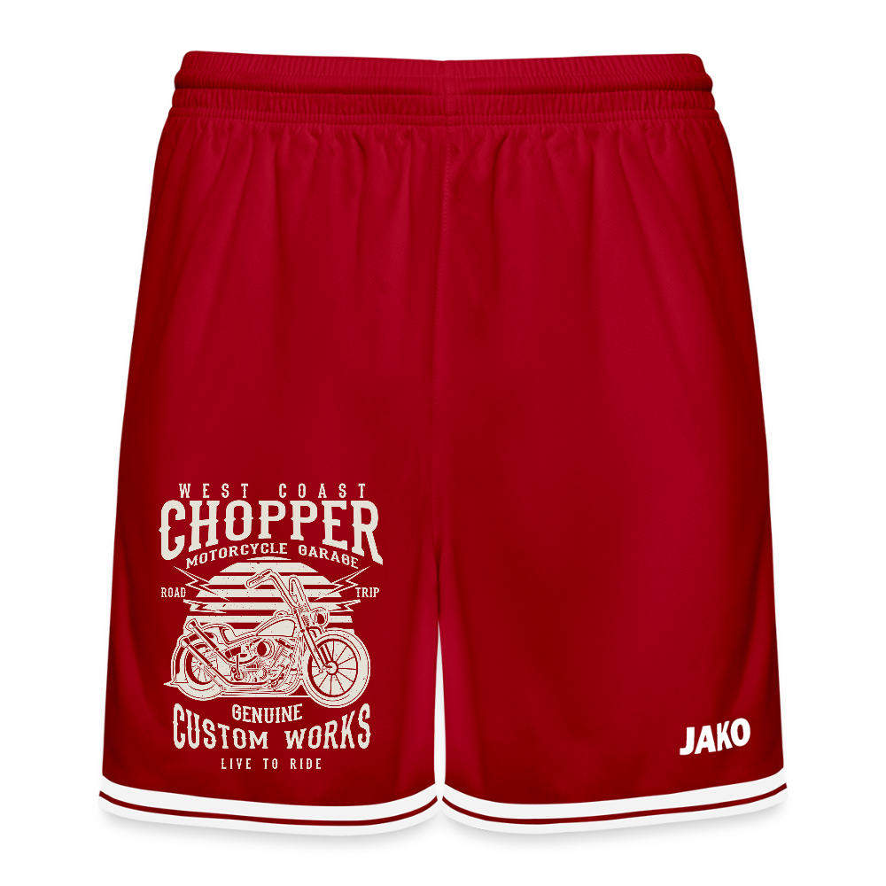 JAKO basketbalshort Center 2.0 - rood/wit