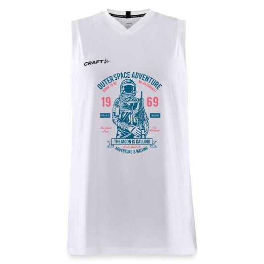 CRAFT Progress kinder-basketbalshirt - wit