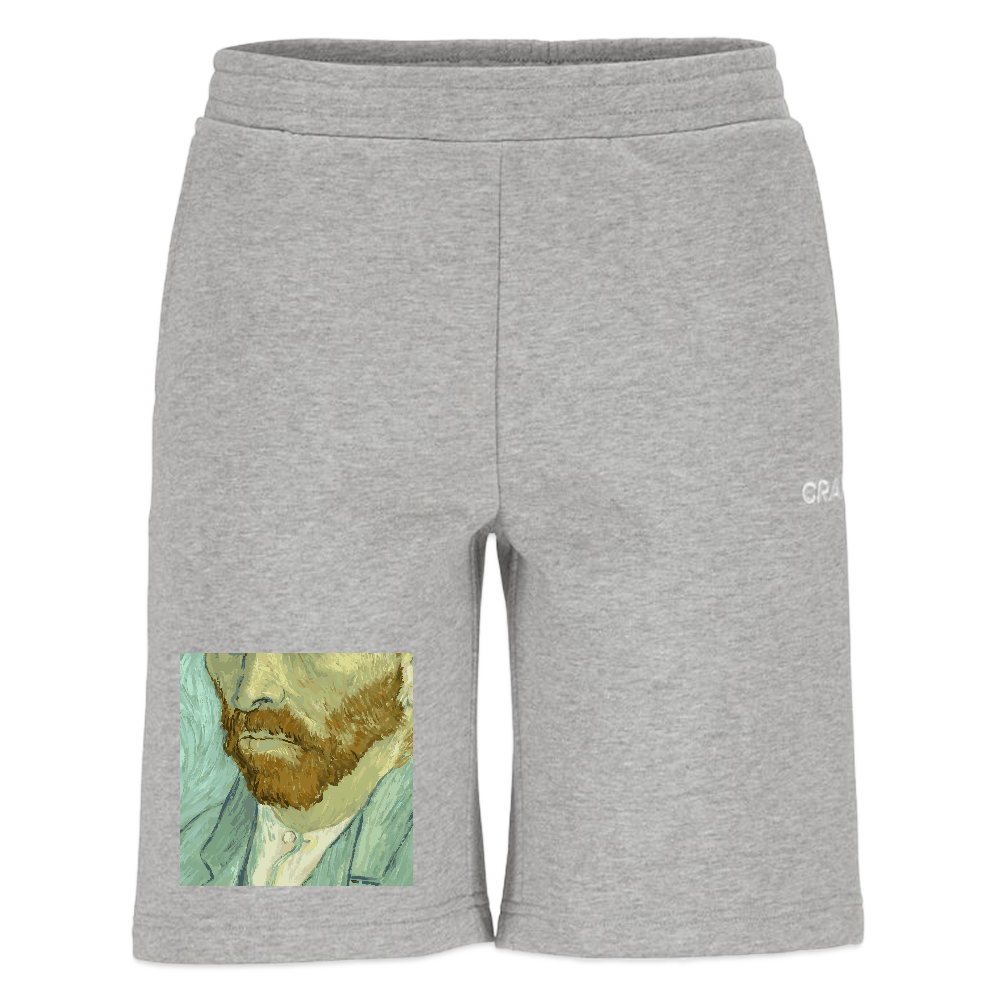 CRAFT Community 2.0 sweatshorts - grijs gemêleerd