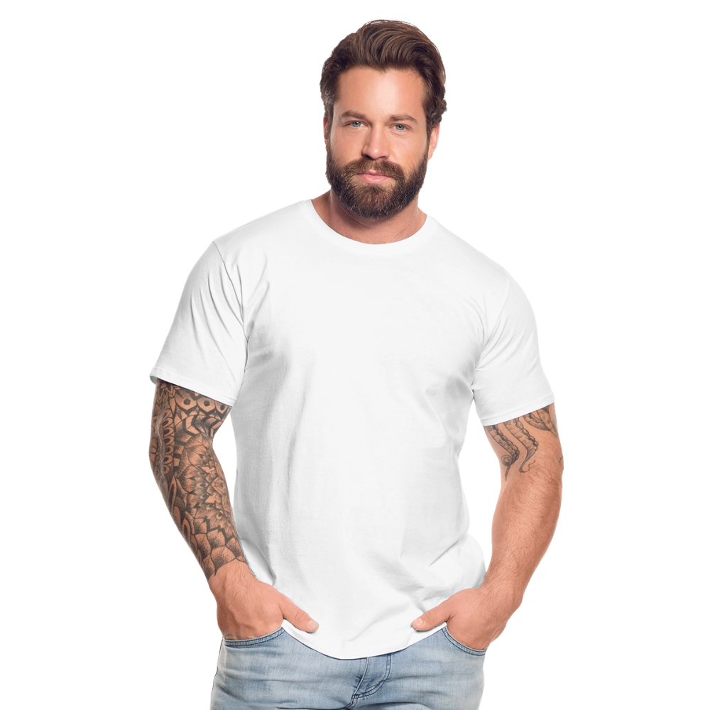 Mannen premium biologisch T-shirt - wit
