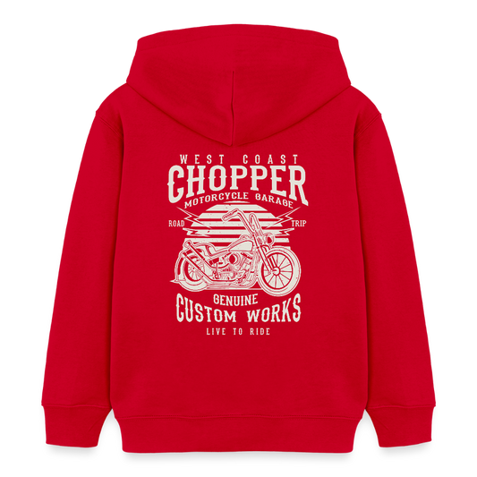 Stanley/Stella Kinder-bio-hoodie Mini Cruiser - rood