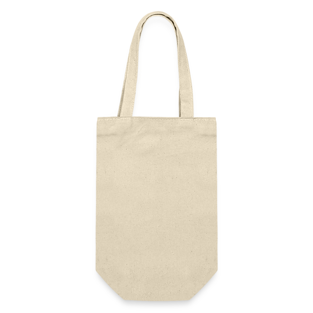 Cadeauzak voor flessen - nature