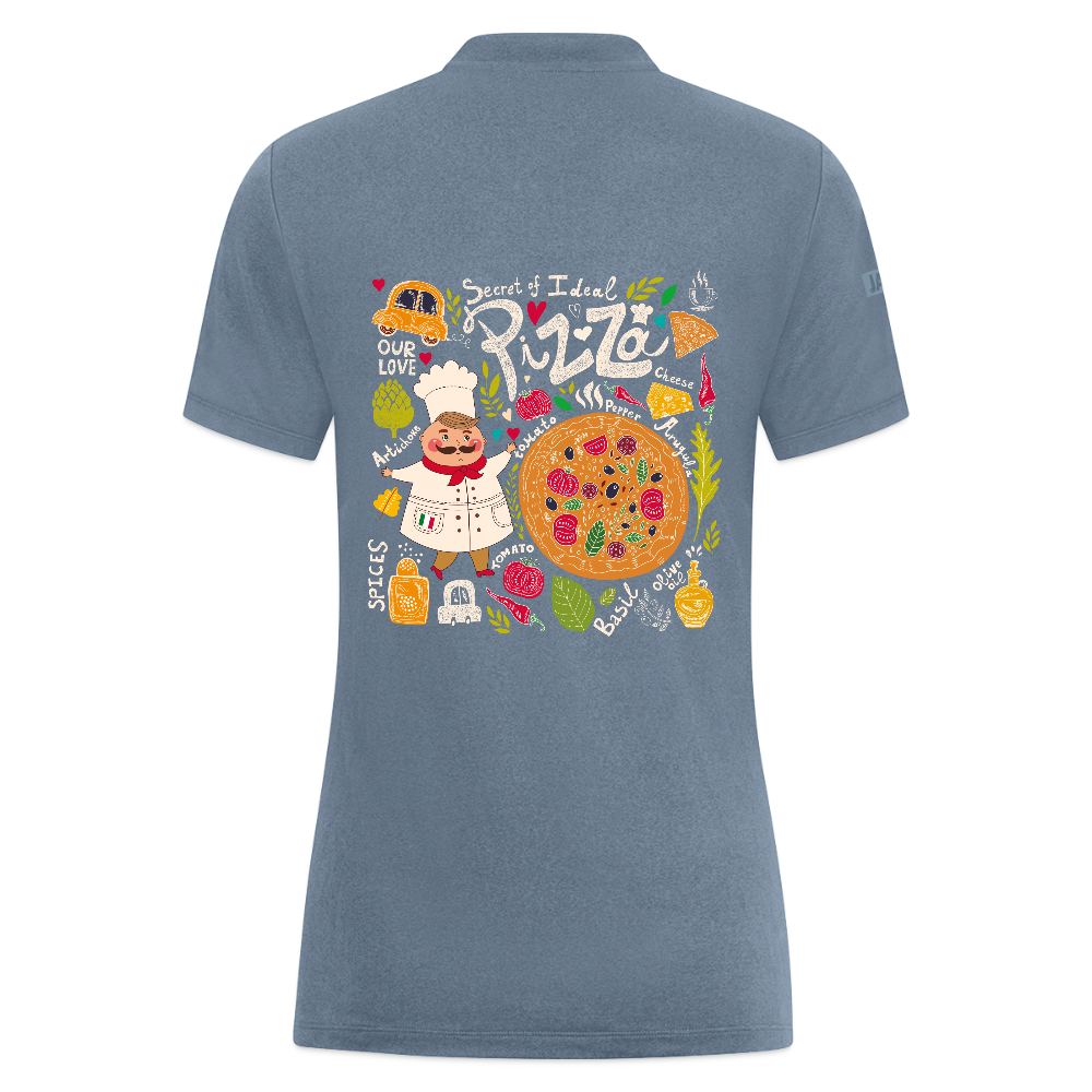 JAKO Vrouwen poloshirt Pro Casual - blauwgrijs
