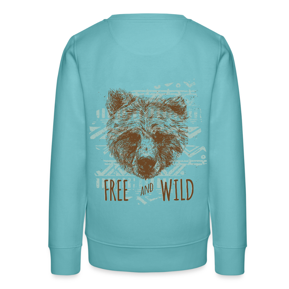 Stanley/Stella Mini Changer bio tiener sweatshirt - pastel-turquoise
