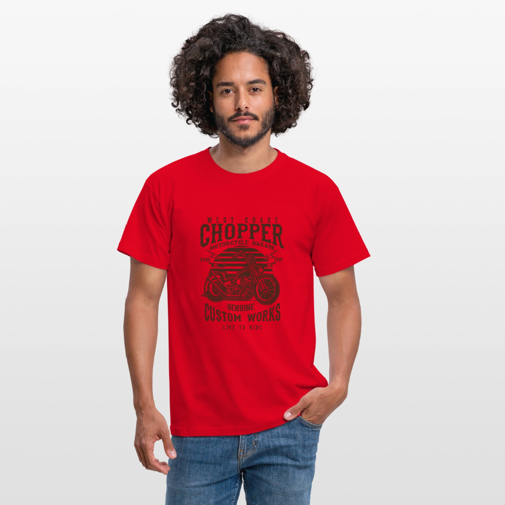 Mannen T-shirt - rood