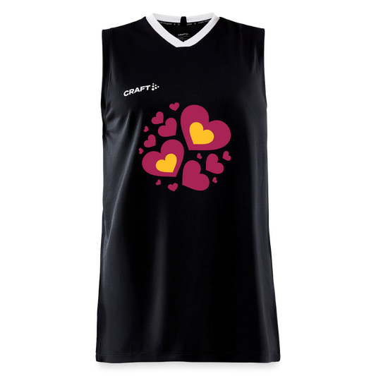 CRAFT Progress kinder-basketbalshirt - zwart