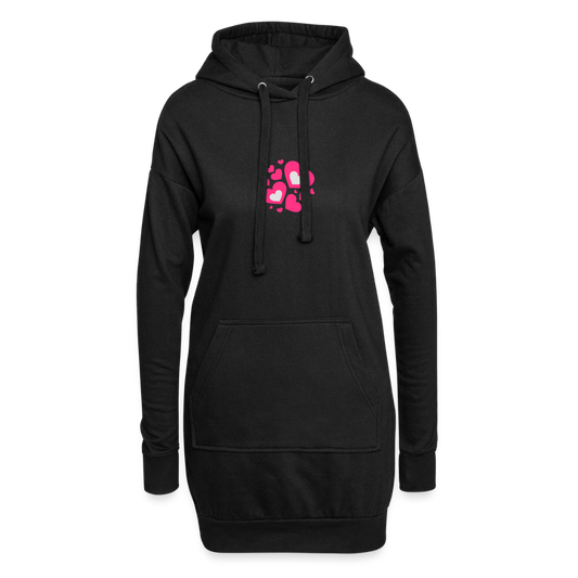 Hoodiejurk - zwart