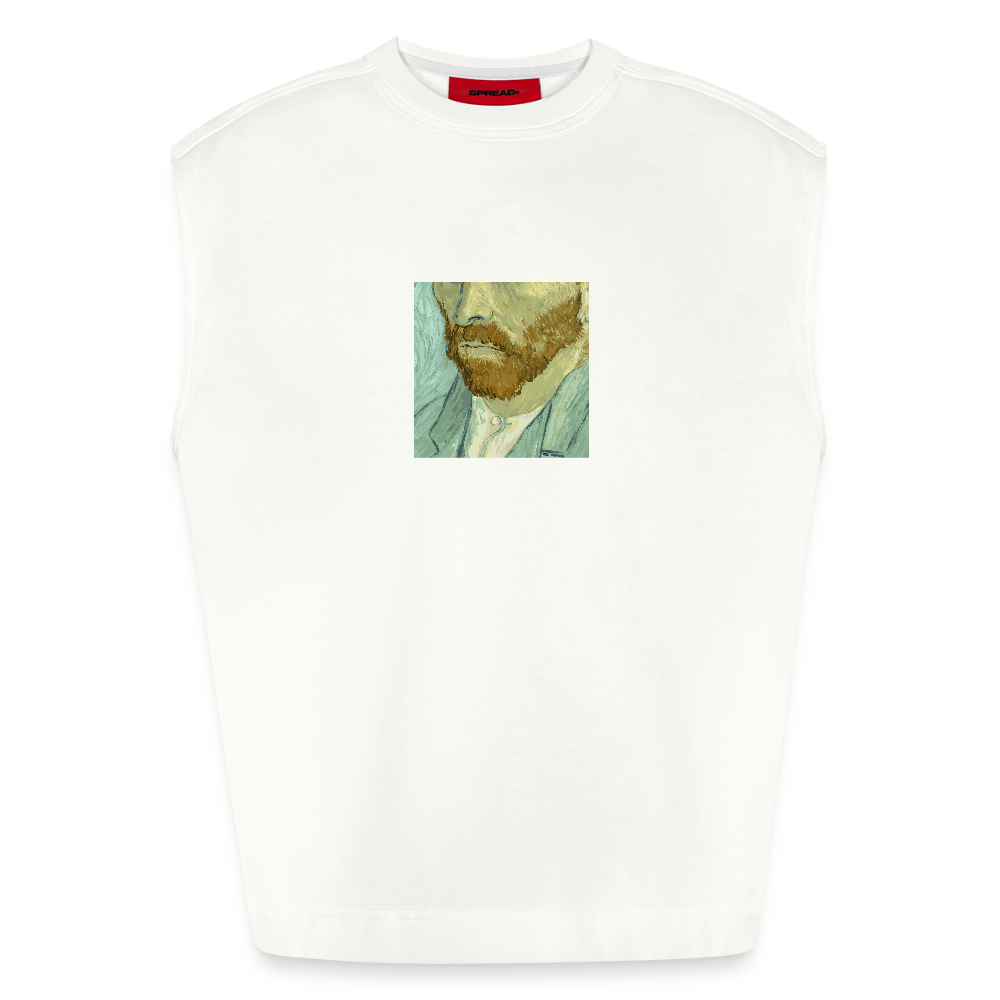 Heavyweight oversized organic tanktop made in EU Unisex - OFF WHITE