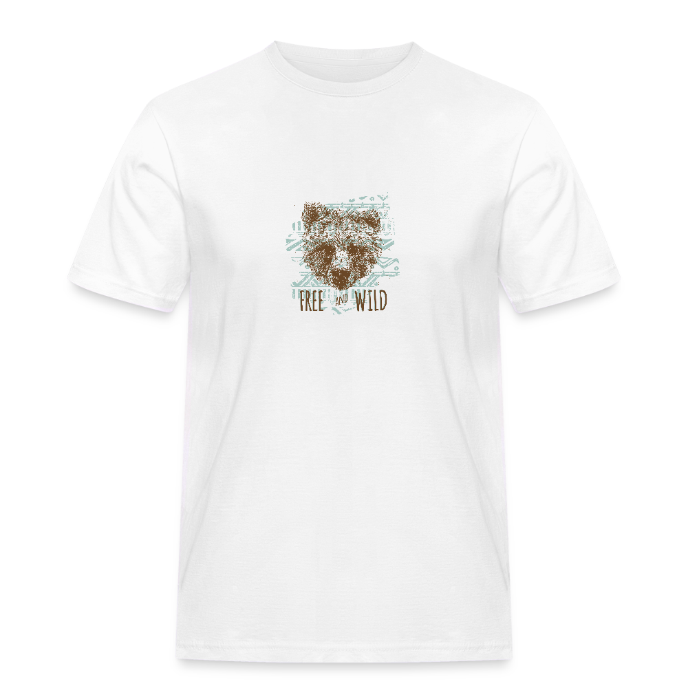 Mannen Workwear T-shirt - wit