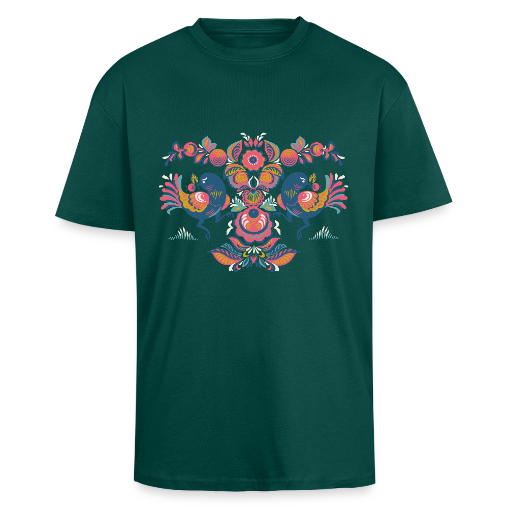 Dik oversized T-shirt - hunter green