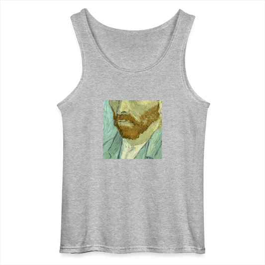Gildan mannen tanktop - grijs gemêleerd