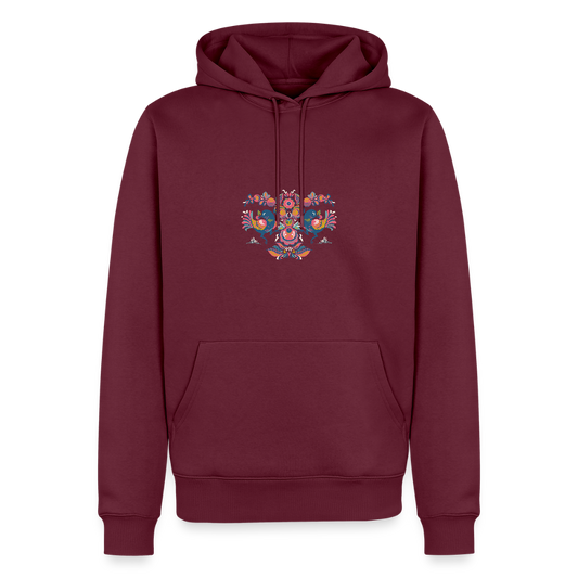 Mannen Premium hoodie - bourgondisch