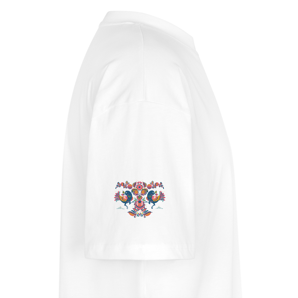 Stanley/Stella Uniseks oversized bio T-shirt Blaster - wit