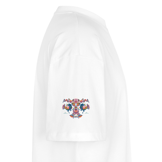 Stanley/Stella Uniseks oversized bio T-shirt Blaster - wit
