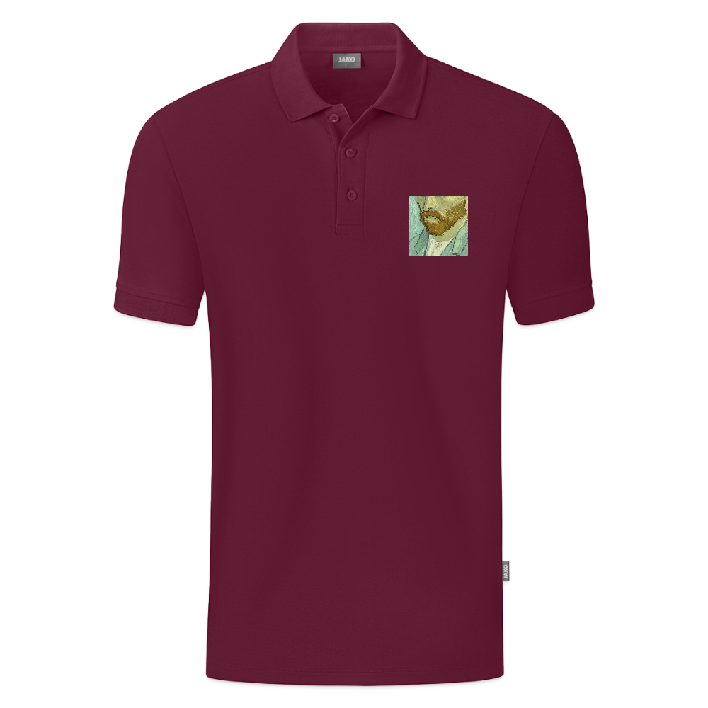 JAKO Teenager polo Organic - wijnrood