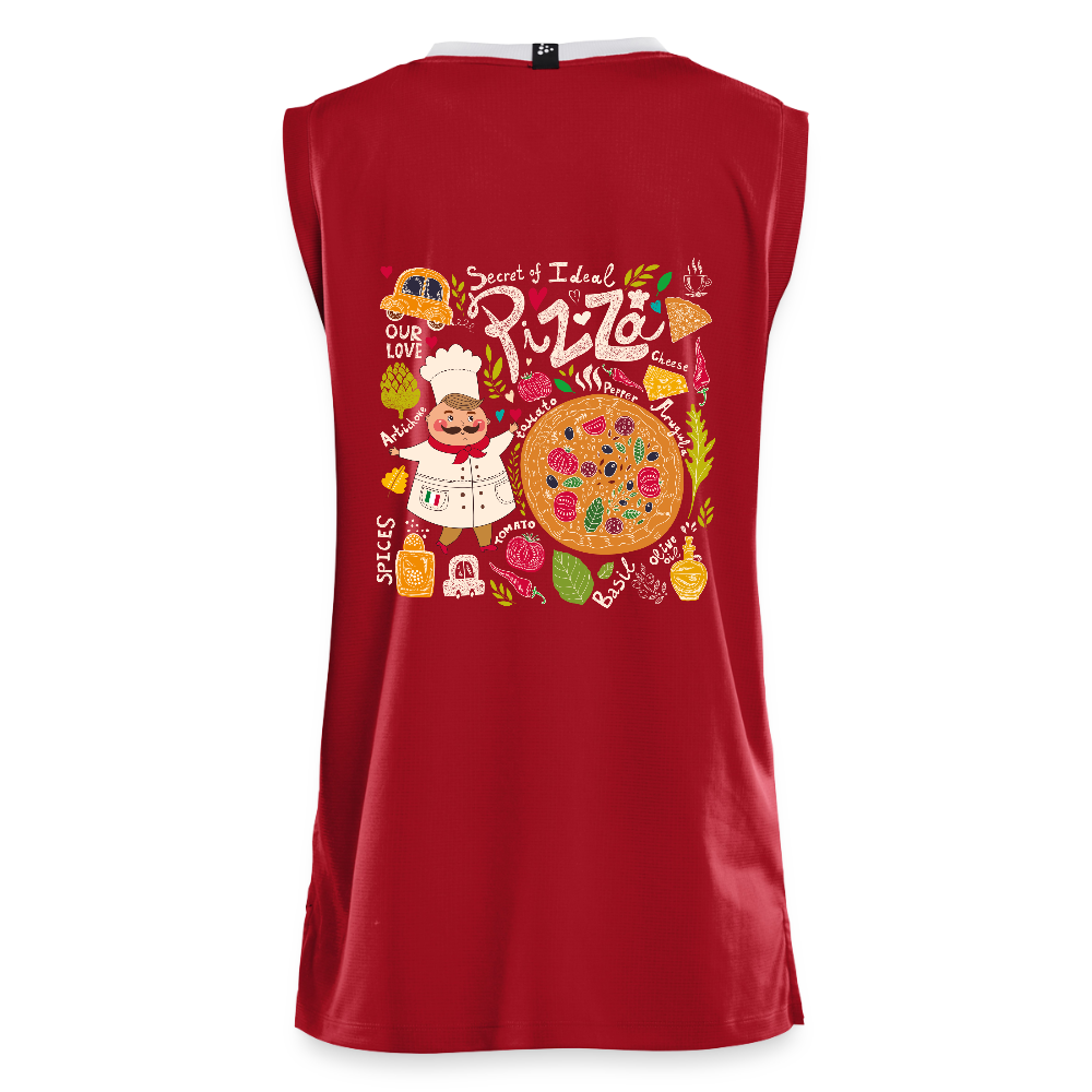 CRAFT Progress vrouwen basketbalshirt - donkerrood