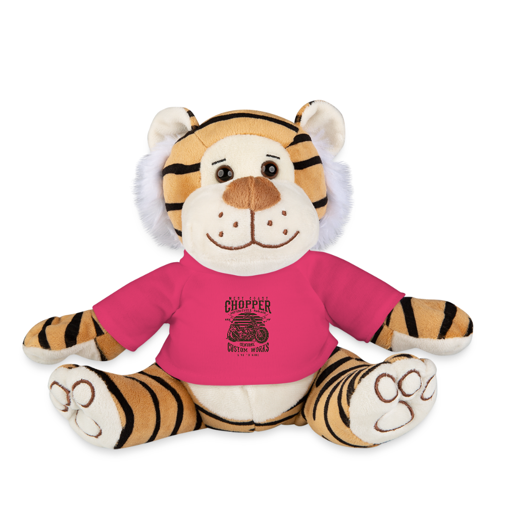 Pluche tijger - roze