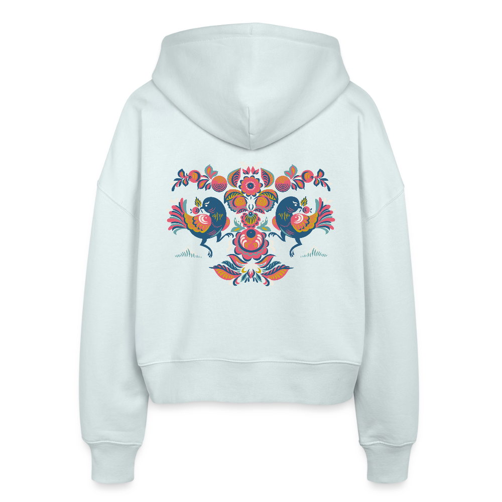 Stanley/Stella Vrouwen bio-ziphoodie Ida - ijsblauw