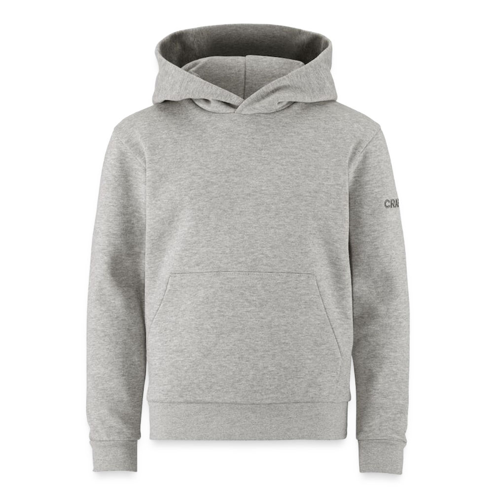 CRAFT Community 2.0 tieners hoodie - grijs gemêleerd