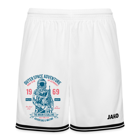 JAKO basketbalshort Center 2.0 - wit/zwart