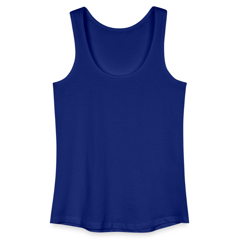 Vrouwen bio tanktop - koningsblauw