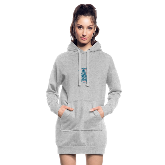 Hoodiejurk - grijs gemêleerd