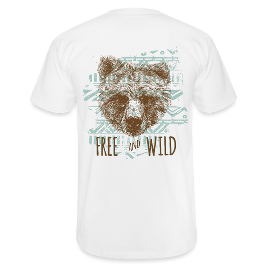 Mannen T-shirt van Fruit of the Loom - wit