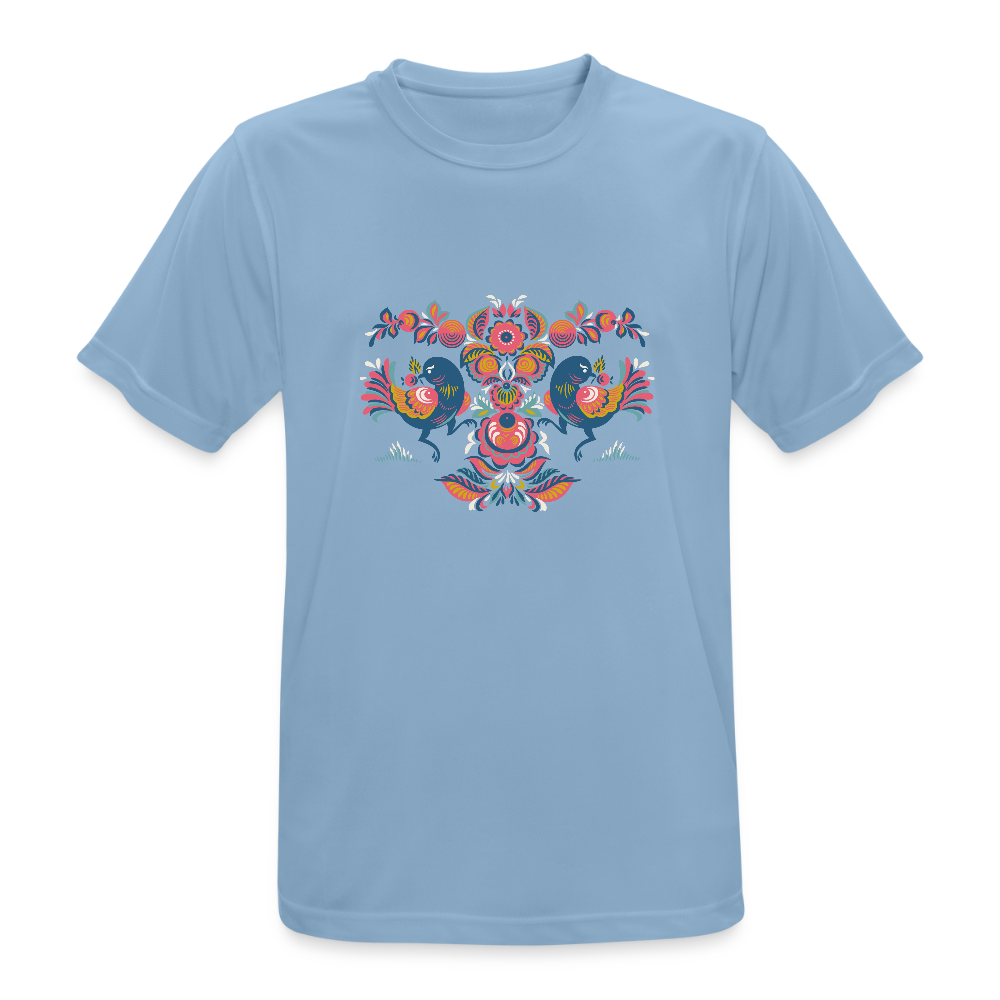 Mannen T-shirt ademend actief - hemelsblauw
