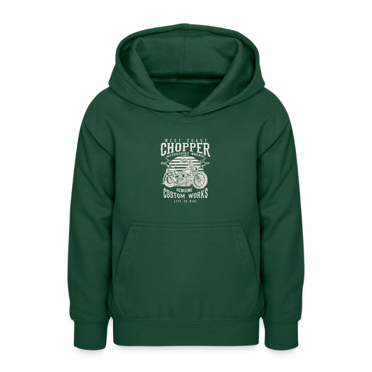 Teenager hoodie - flesgroen