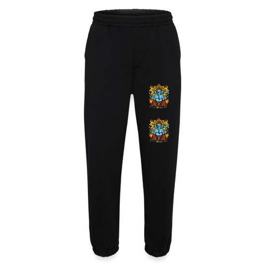 Heavyweight organic joggingbroek made in EU - SOLID BLACK