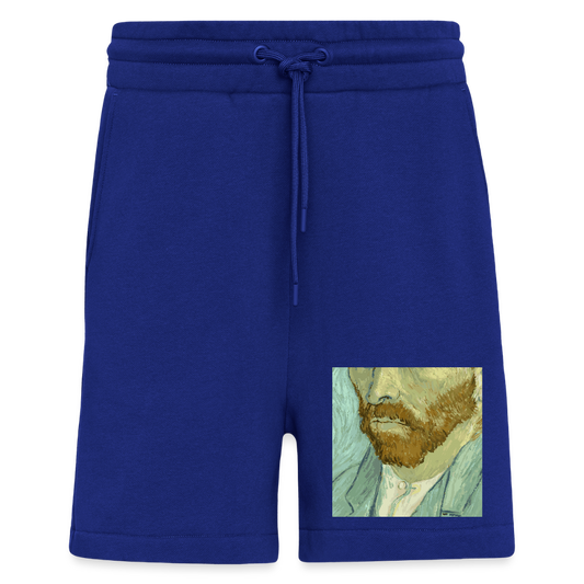 Organic relaxed shorts made in EU - Iconic Blue