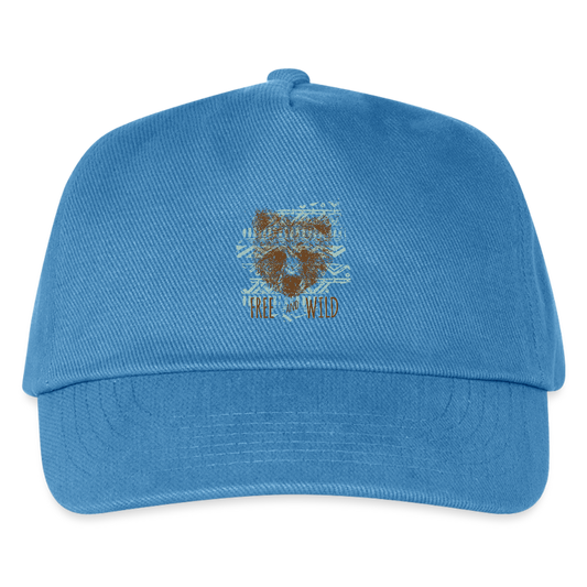 Kinder basecap - pauwblauw