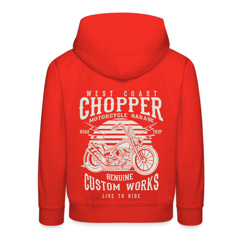 Kinderen trui Premium met capuchon - rood