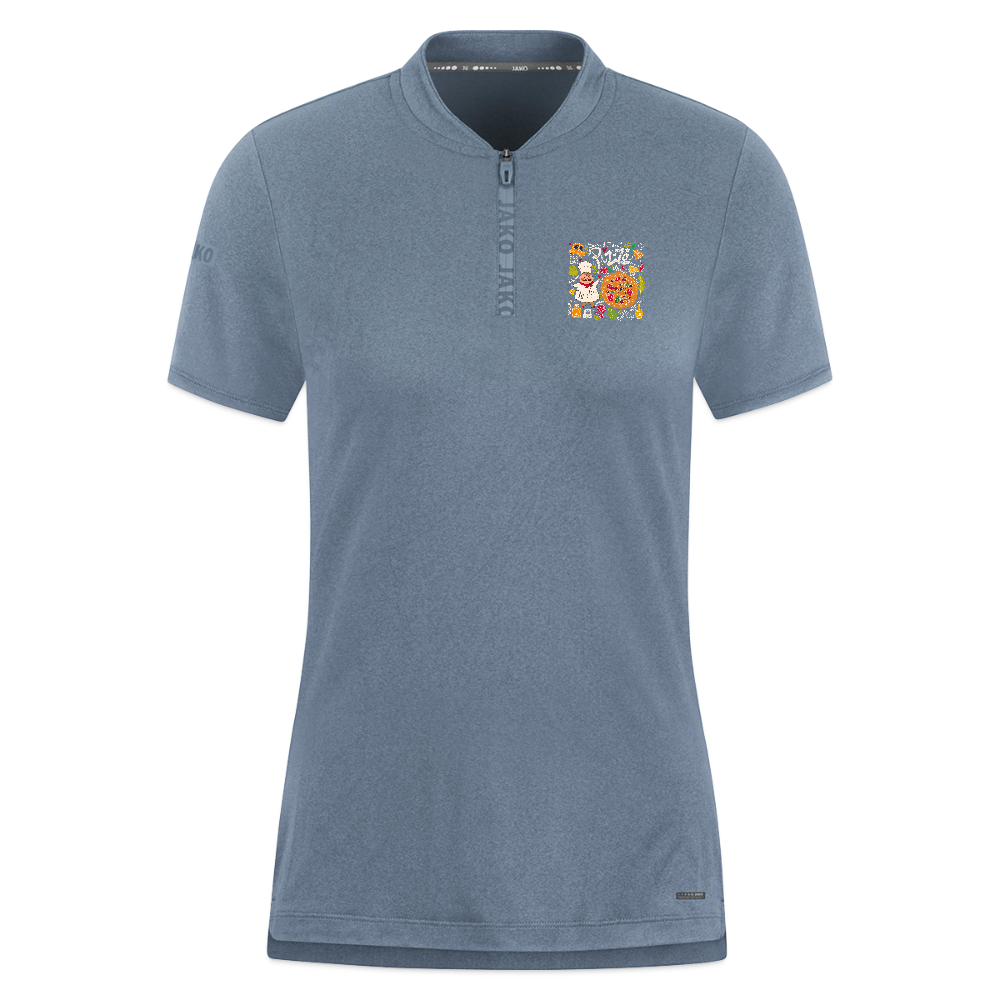 JAKO Vrouwen poloshirt Pro Casual - blauwgrijs