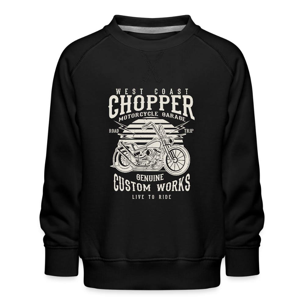 Kinderen premium sweater - zwart