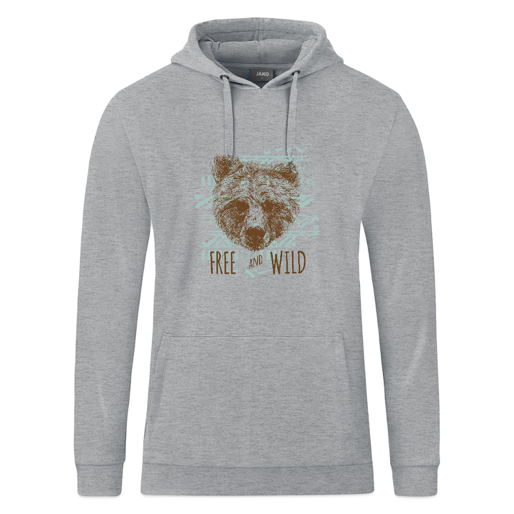 JAKO Hoodie Organic - grijs gemêleerd