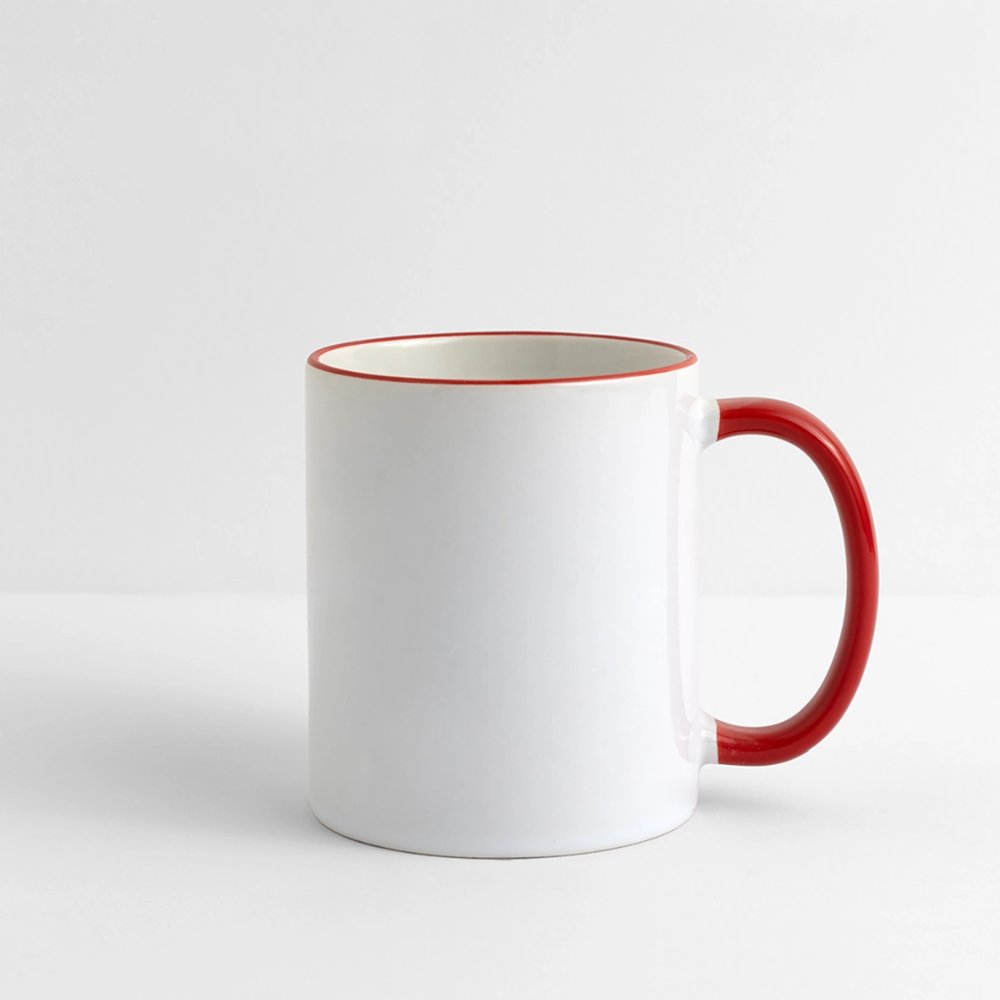 Panoramamok - wit/rood