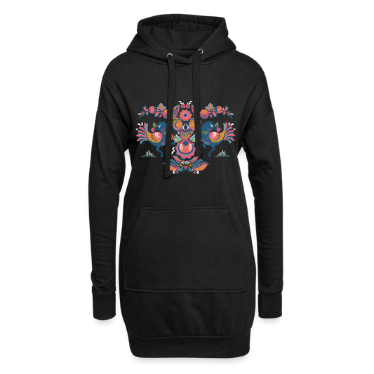 Hoodiejurk - zwart