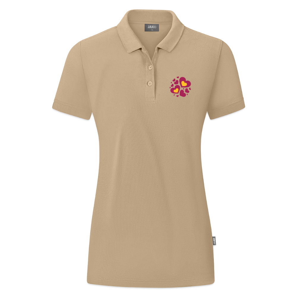 JAKO Vrouwen polo Organic - beige