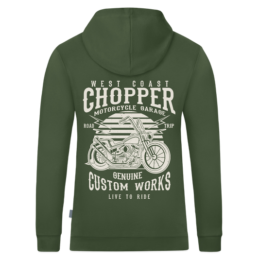 JAKO Kinderhoodie Organic - dennengroen