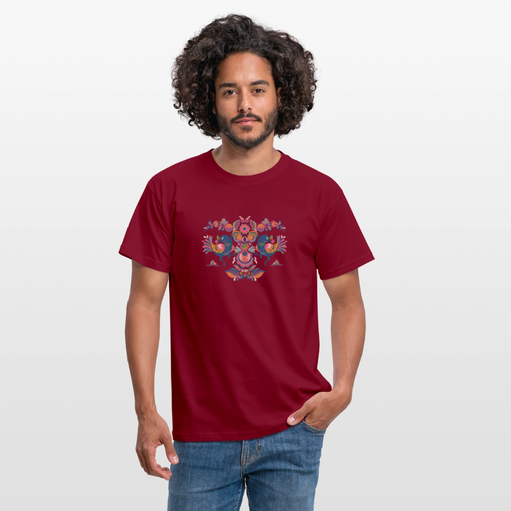 Mannen T-shirt - steenrood