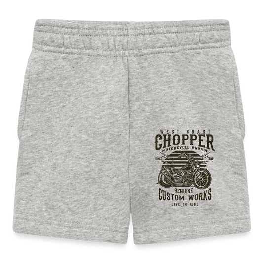 Baby shorts - grijs gemêleerd