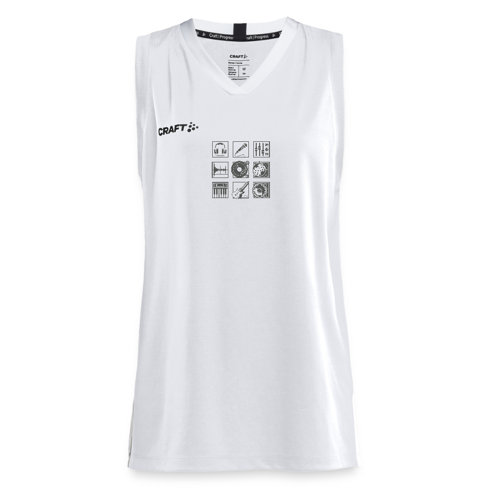 CRAFT Progress vrouwen basketbalshirt - wit