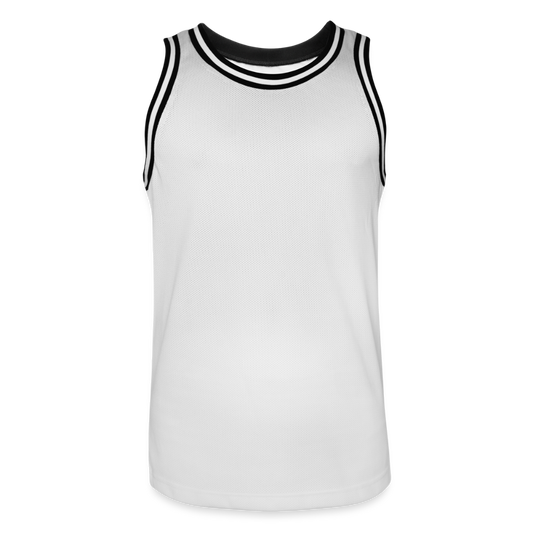 Mannen basketbal shirt - wit/zwart